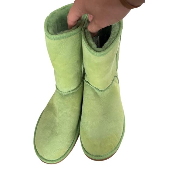 UGG Shoes - Women’s 9 UGG‎ Australia Green Suede Short Boots Rare Vintage